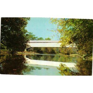 Covered Bridge Telpehocken Creek Schuylkill River Reading Pennsylvania Postcards
